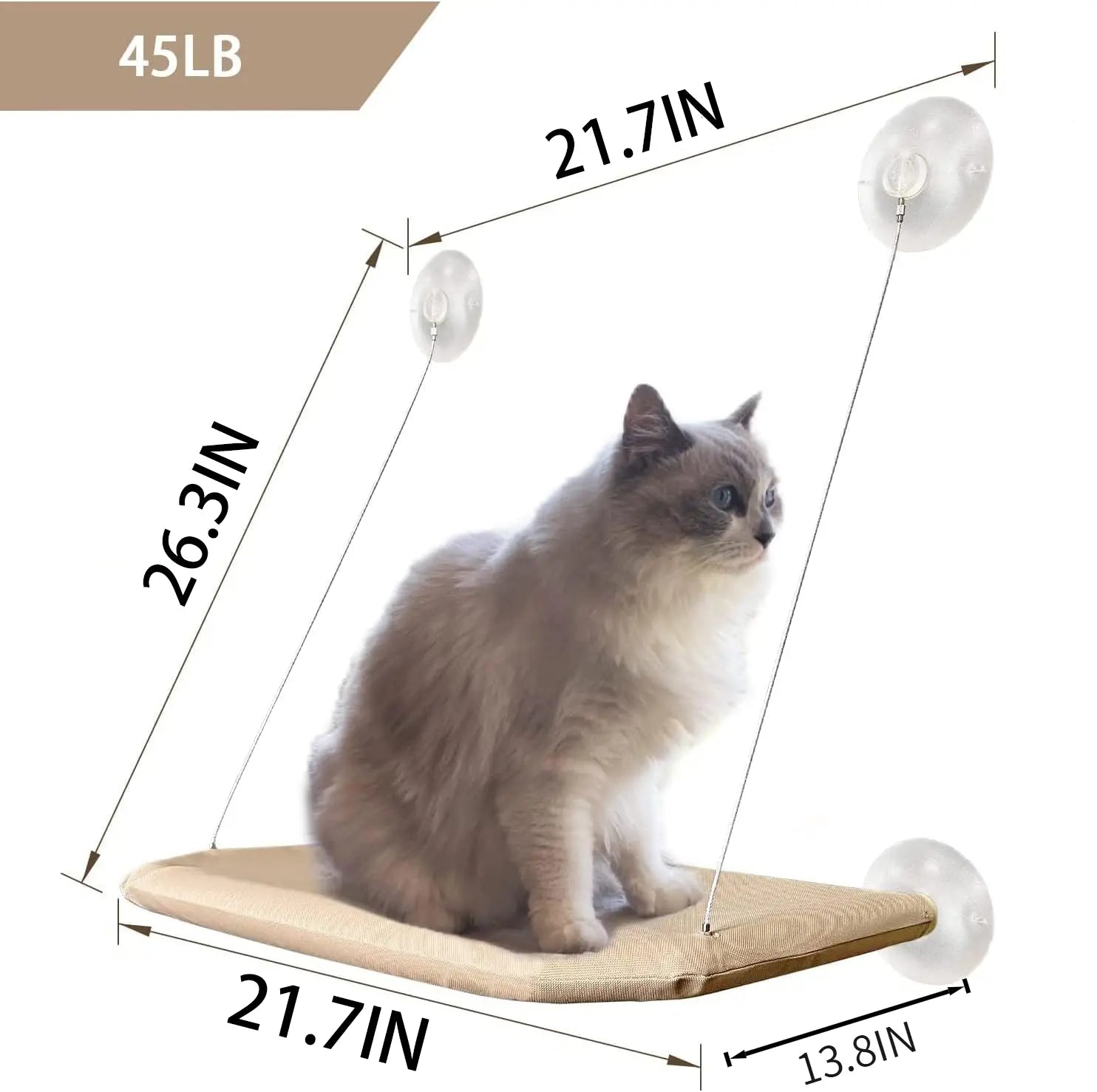 Easy to Assemble Cat Window hammock